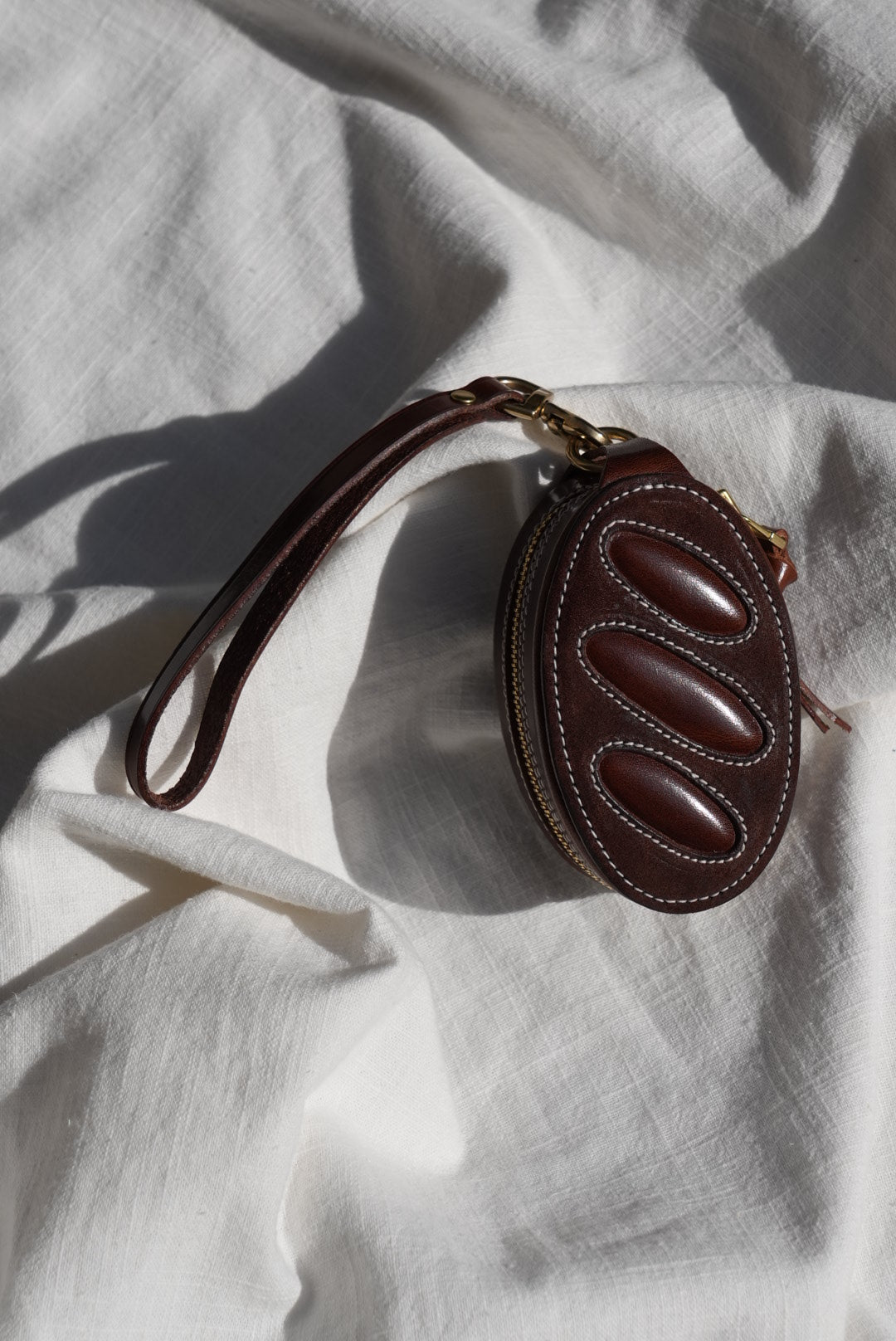 Baguette Leather Coin Purse