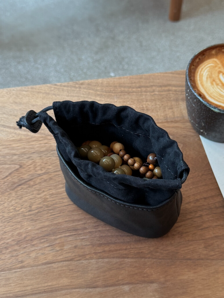 Small Leather Drawstring Pouch | Jewelry & Everyday Essentials
