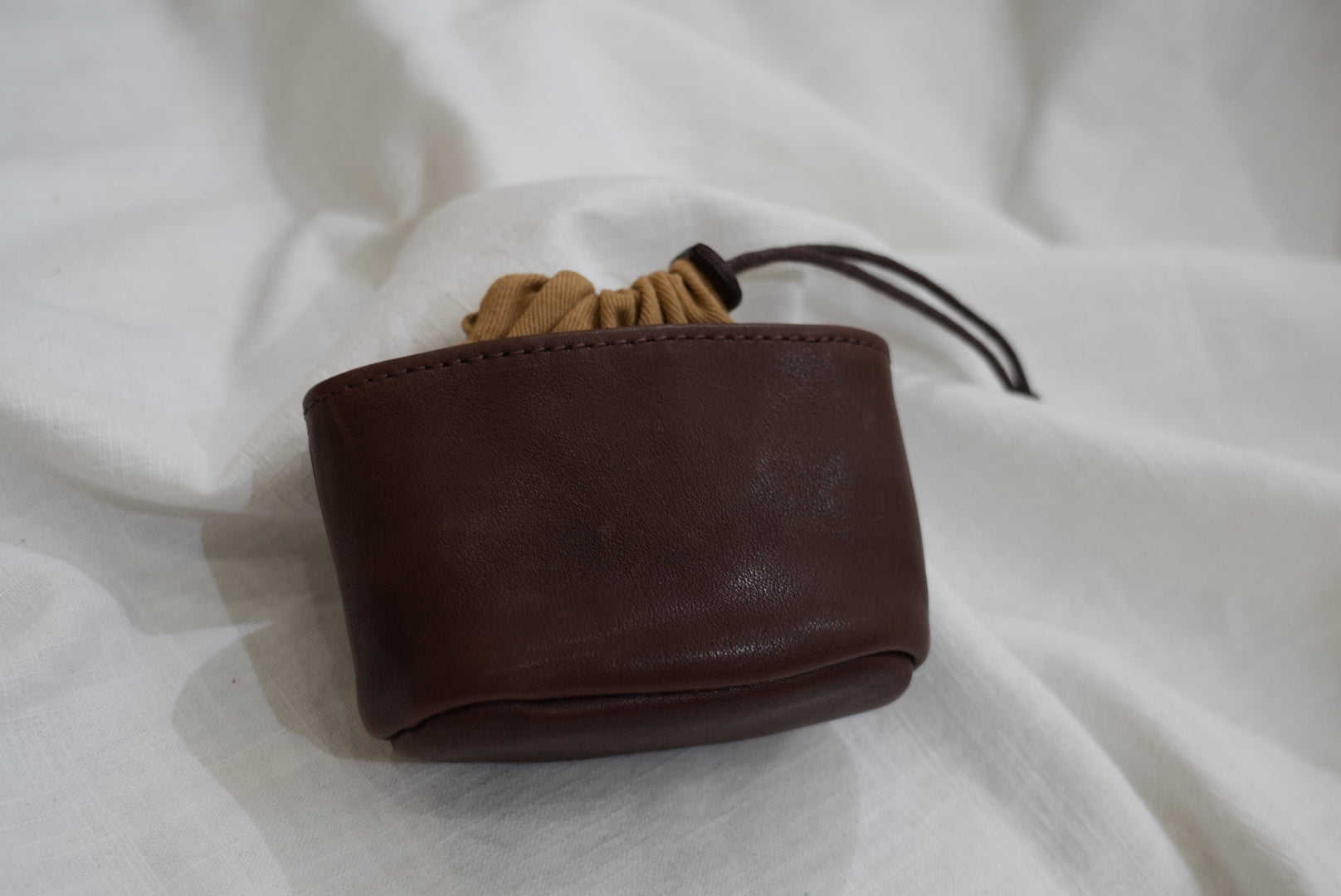 Small Leather Drawstring Pouch | Jewelry & Everyday Essentials 📦📦 (Pre-order)