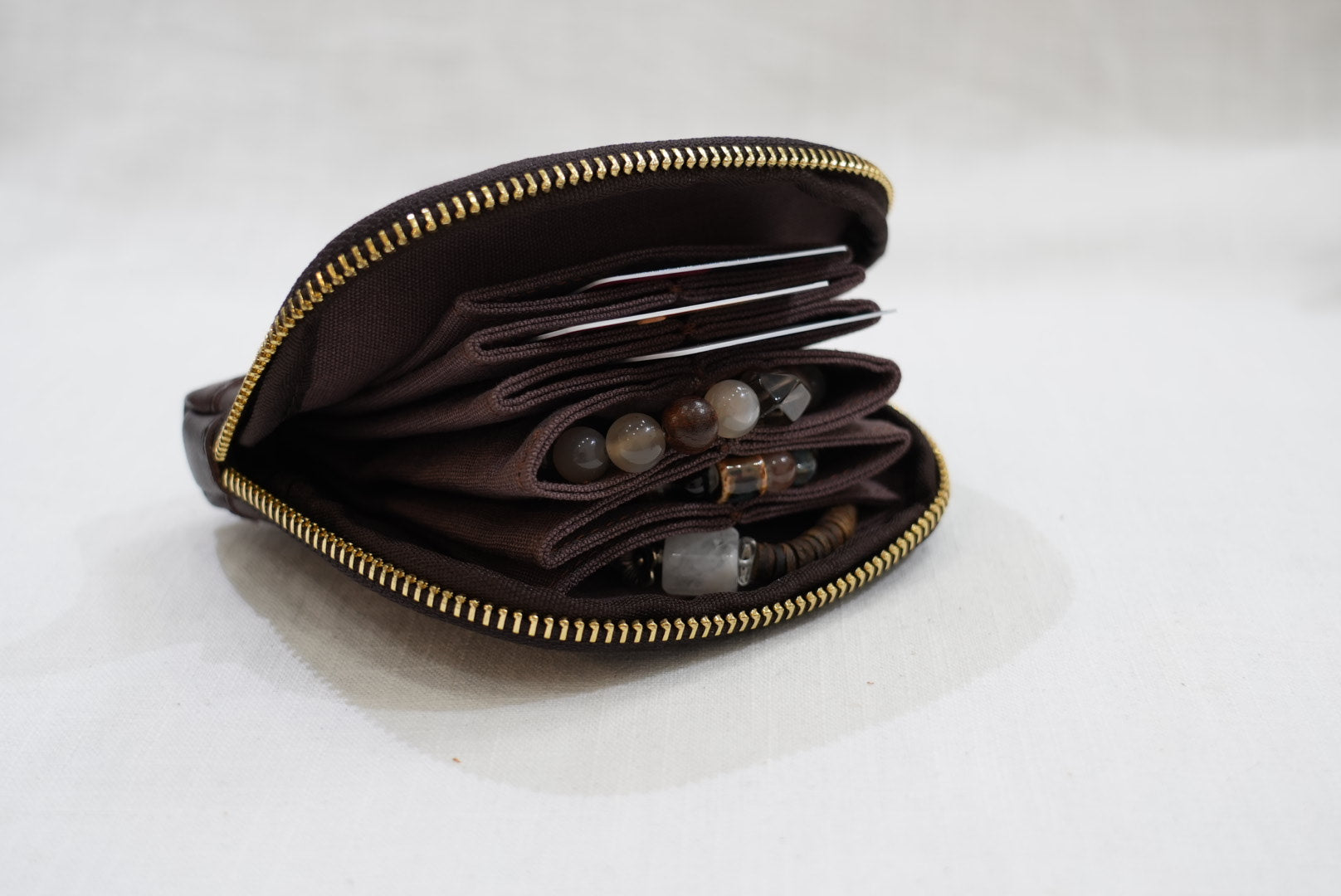 Leather Bracelet Organizer Pouch | Accordion Jewelry Organizer | Bracelets Necklaces Travel Pouch