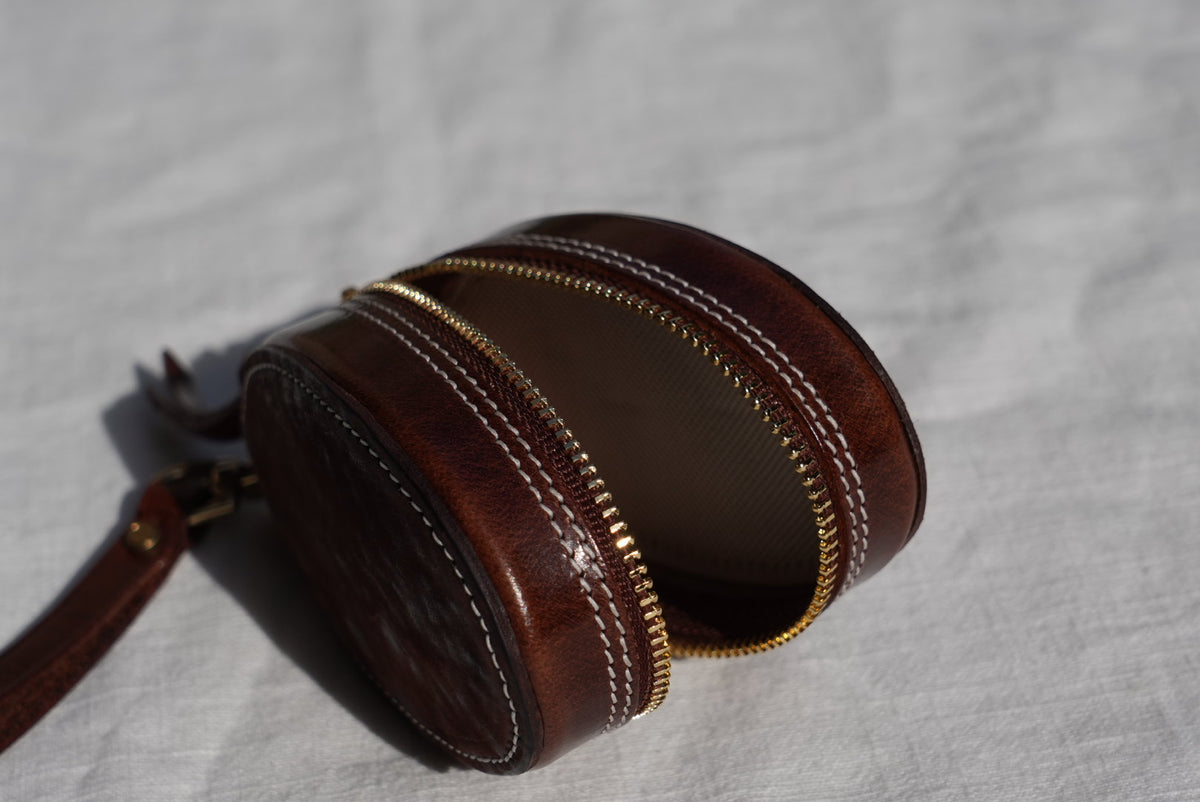 Baguette Leather Coin Purse