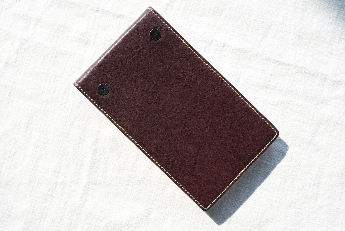Vegetable-Tanned Leather Refillable Notepad